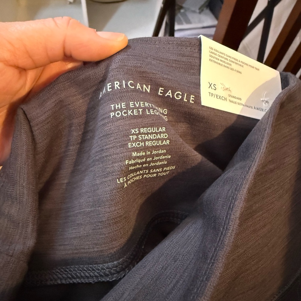 American Eagle Charcoal Pocket Leggings
